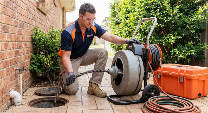 Drain cleaning and sewer inspection service